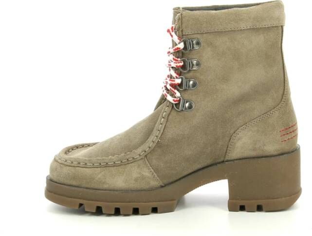 Kickers Lace-up Boots Beige Dames