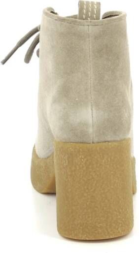 Kickers Lace-up Boots Beige Dames