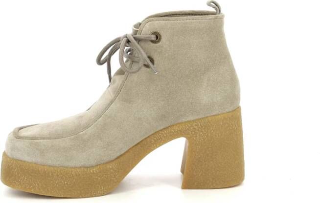 Kickers Lace-up Boots Beige Dames