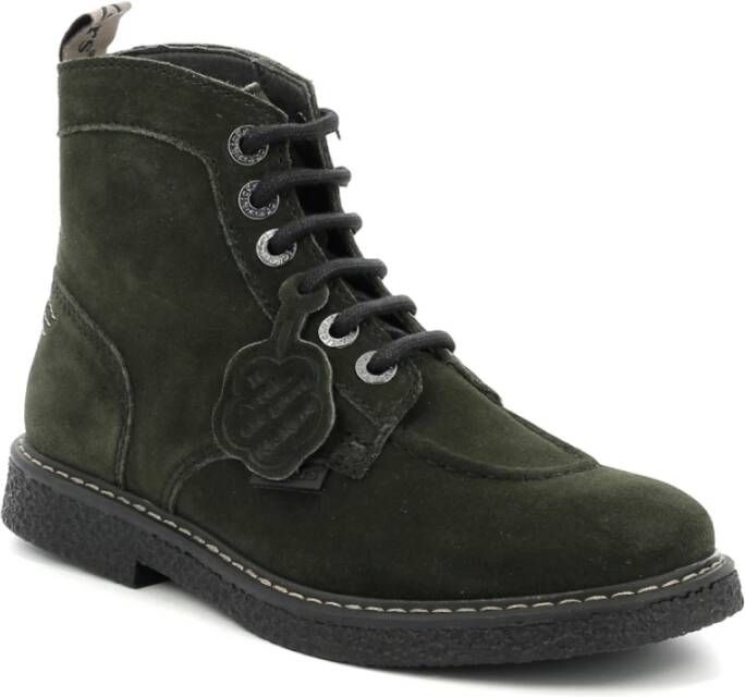 Kickers Lace-up Boots Groen Dames