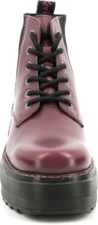 Kickers Lace-up Boots Rood Dames