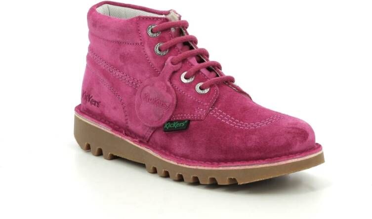 Kickers Lace-up Boots Roze Dames