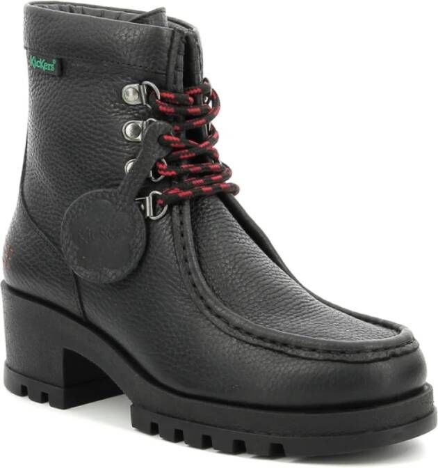 Kickers Lace-up Boots Zwart Dames