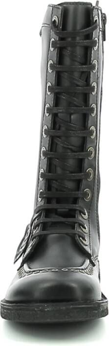 Kickers Lace-up Boots Zwart Dames