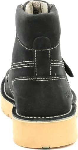 Kickers Lace-up Boots Zwart Heren