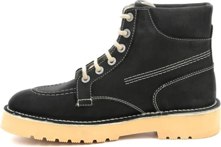 Kickers Lace-up Boots Zwart Heren