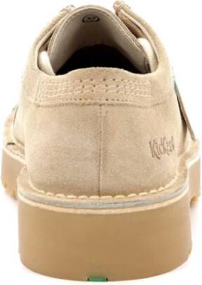 Kickers Laced Shoes Beige Dames