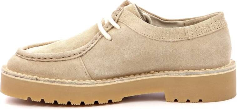 Kickers Laced Shoes Beige Dames