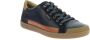 Kickers Lage Top Leren Sneakers Blue Heren - Thumbnail 3