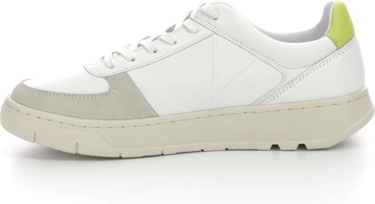 Kickers Lage Top Leren Sneakers Kick Allow White Heren