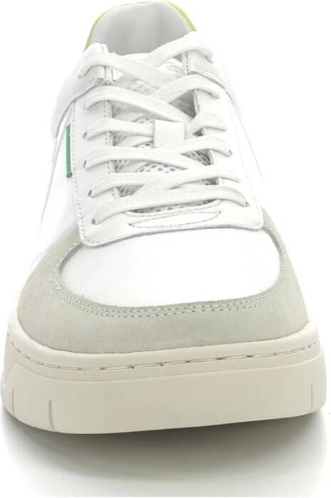 Kickers Lage Top Leren Sneakers Kick Allow White Heren