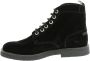 Kickers Legendarische Veterschoenen van Leer Black Dames - Thumbnail 5