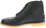 Kickers Legendarische Veterschoenen van Leer Black Heren - Thumbnail 5