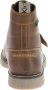 Kickers Legendarische Veterschoenen van Leer Brown Dames - Thumbnail 4