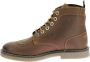 Kickers Legendarische Veterschoenen van Leer Brown Dames - Thumbnail 5