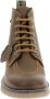 Kickers Legendarische Veterschoenen van Leer Brown Dames - Thumbnail 6