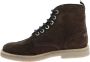Kickers Legendarische Veterschoenen van Leer Brown Dames - Thumbnail 5