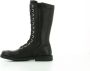 Kickers Comfort Leren Veterschoenen Black Dames - Thumbnail 5