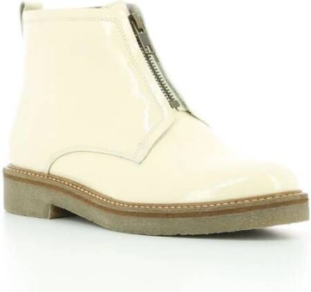 Kickers Oxfordozip Boots Wit Dames
