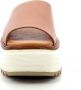 Kickers Comfortabele Leren Muiltjes Kick Hela Brown Dames - Thumbnail 10
