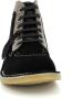 Kickers Comfort Leren Laarzen Kicklegend Vetersluiting Black Dames - Thumbnail 5