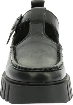 Kickers Stijlvolle Famack Leren Gesp Schoenen