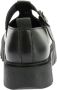Kickers Stijlvolle Famack Leren Gesp Schoenen Black Dames - Thumbnail 4