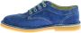 Kickers Stijlvolle Kick Karma Derby Schoenen Blue Heren - Thumbnail 5
