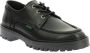 Kickers Stijlvolle Leren Derby Schoenen Black Dames - Thumbnail 3