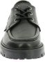 Kickers Stijlvolle Leren Derby Schoenen Black Dames - Thumbnail 6