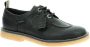 Kickers Stijlvolle Leren Derby Schoenen Black Dames - Thumbnail 3