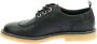 Kickers Stijlvolle Leren Derby Schoenen Black Dames - Thumbnail 5