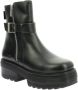 Kickers Stijlvolle Leren Laarzen Kick Heta Black Dames - Thumbnail 3