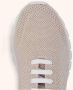 Kiton Kasjmier Gebreide Sneakers Beige Wit Brown Dames - Thumbnail 4