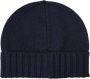 Kiton Blauwe Gebreide Ribboord Muts - Thumbnail 2