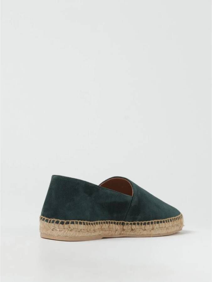 Kiton Blauwe Suède Instap Espadrilles Casual