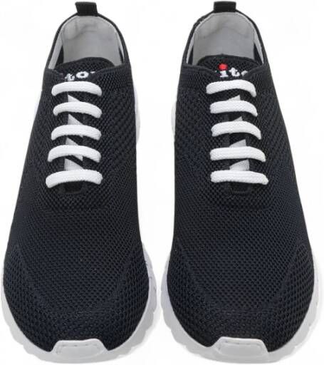 Kiton Canvas Sneaker met Non-Slip Sole Grip