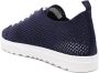 Kiton Gebreide Sneakers Blauw Logo Geborduurd Blue Heren - Thumbnail 3
