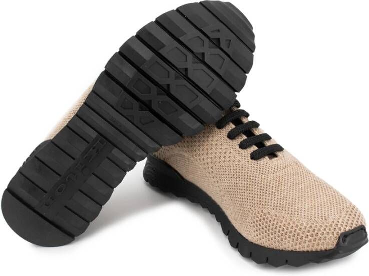 Kiton Grafische Steek Sneakers