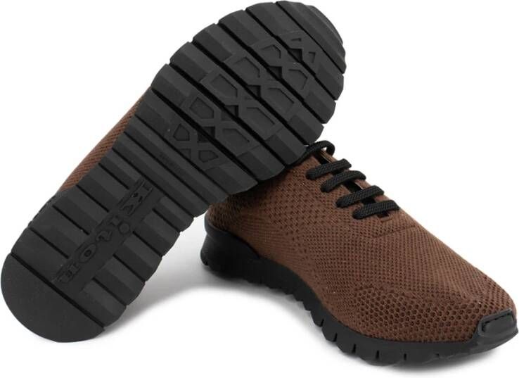 Kiton Grafische Steek Sneakers
