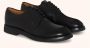 Kiton Met De Hand Geverfde Leren Derby Schoen Black Heren - Thumbnail 2
