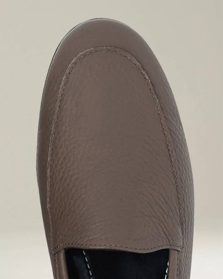 Kiton Hertenleren Loafers