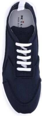 Kiton Katoenen sneakers met contrasterende zool