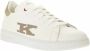 Kiton Flexibele Leren Sneakers White Heren - Thumbnail 5