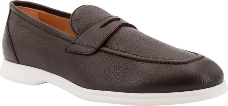 Kiton Loafers Brown Heren