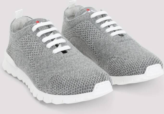 Kiton Luxe Grijze Sneakers Aw25