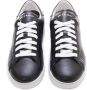 Kiton Met de hand genaaide leren sneakers met retrologo - Thumbnail 2