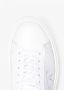 Kiton Witte Leren Sneaker met Golvende Structuur en Verhoogd Logodetail White Heren - Thumbnail 4