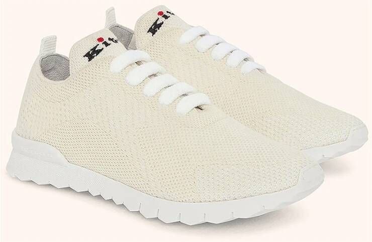 Kiton Kasjmier Sneakers Roomwit Lichtgewicht Beige Dames