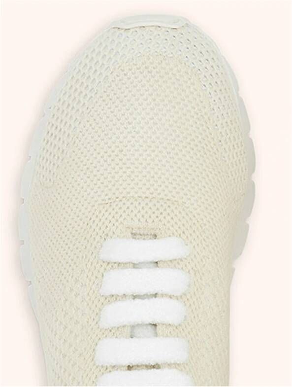 Kiton Kasjmier Sneakers Roomwit Lichtgewicht Beige Dames
